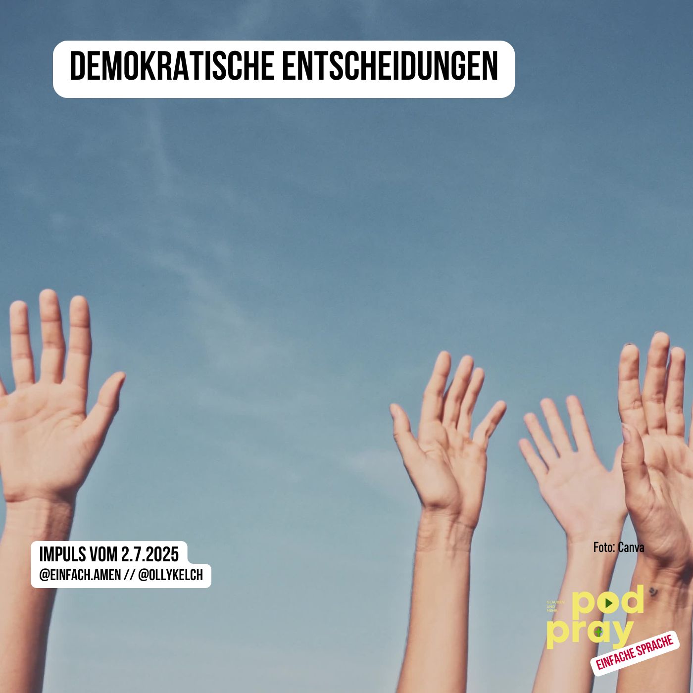 Das nennt man Demokratie. (2.7.2025)